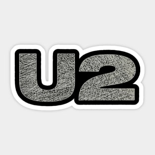 U2 vintage Sticker